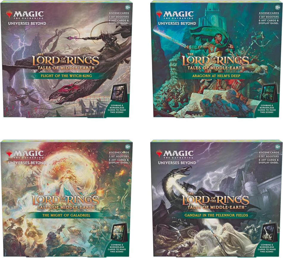 Magic: The Gathering -  Lord of the Rings: Tales of Middle-earth - Holiday Release Scene Box (set of 4) [EN]