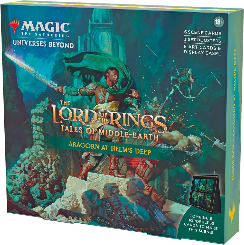 Magic: The Gathering - Lord of the Rings: Tales of Middle-earth - Holiday Release Scene: Box: Aragorn at Helm's Deep [EN]