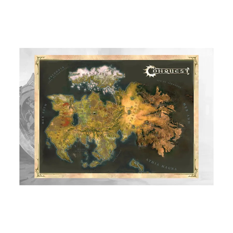 Conquest: Cloth Map of Alektria, The First Continent of EÄ