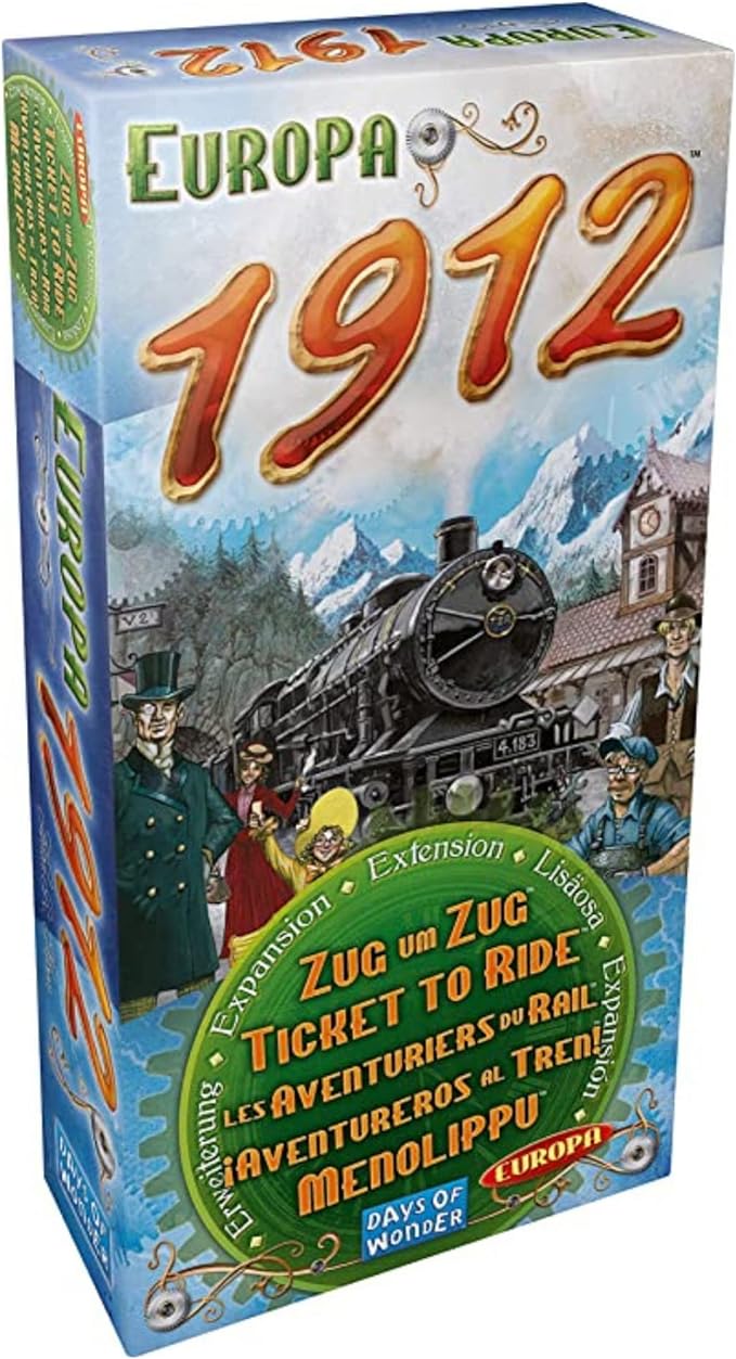 Ticket To Ride Europa 1912 Expansion (1912)