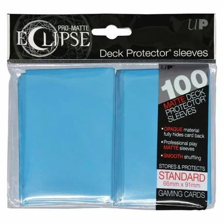 Ultra Pro Eclipse Matte Sky Blue Standard Deck Protector sleeve 100ct