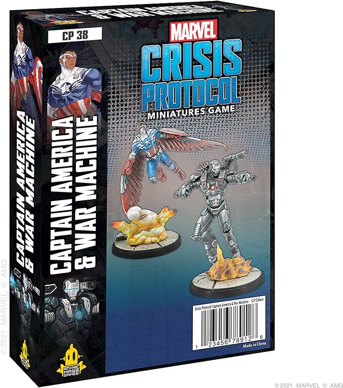 Marvel Crisis Protocol Captain America & War Machine Character Pack