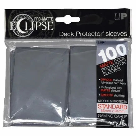 Ultra Pro Eclipse Matte Smoke Grey Standard Deck Protector sleeve 100ct