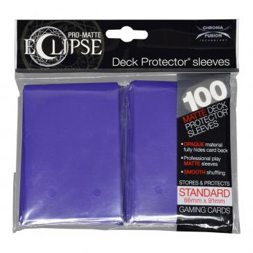 Ultra Pro Eclipse Matte Royal Purple Standard Deck Protector sleeve 100ct