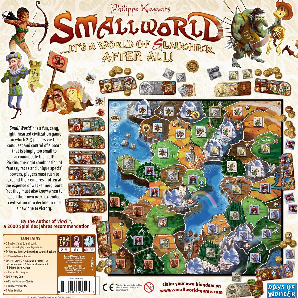 Small World Layout Small World – Neutral Grounds Online