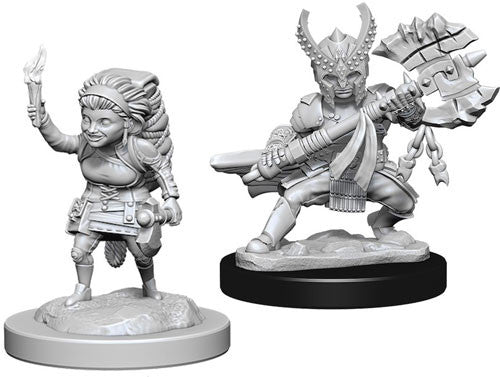 D&D Nolzur's Marvelous Miniatures: Halfling Female Fighter (Unpaint)