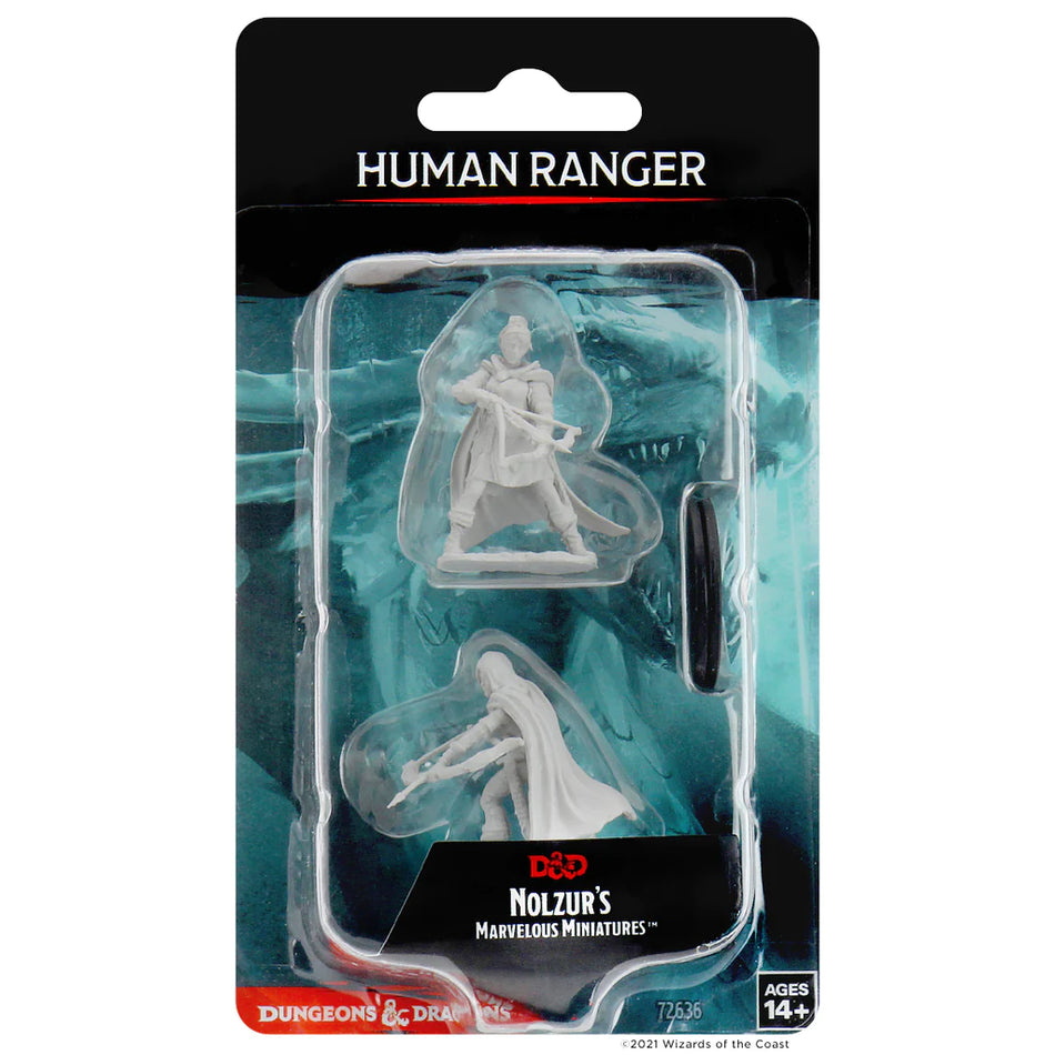 D&D Nolzur's Marvelous Miniatures: Human Female Ranger (Unpaint)