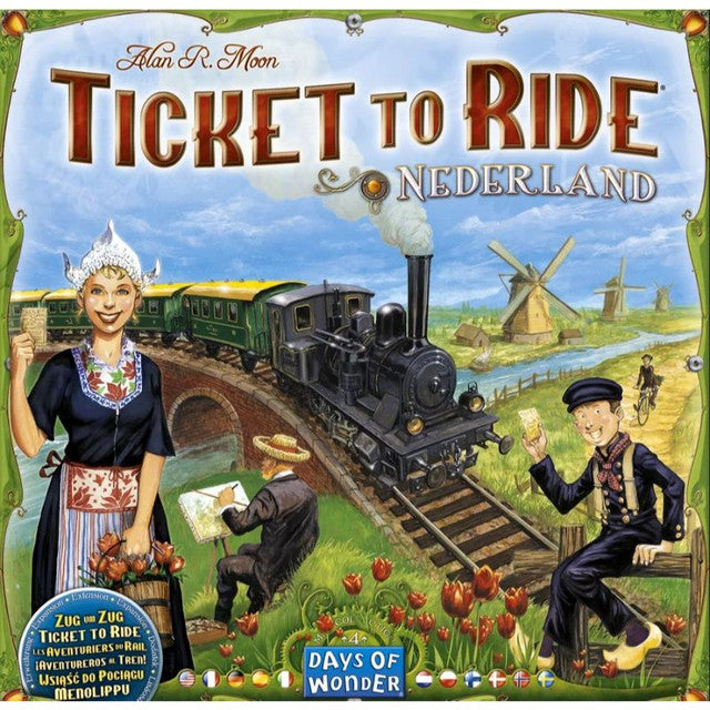 Ticket To Ride Netherland Map Col.4