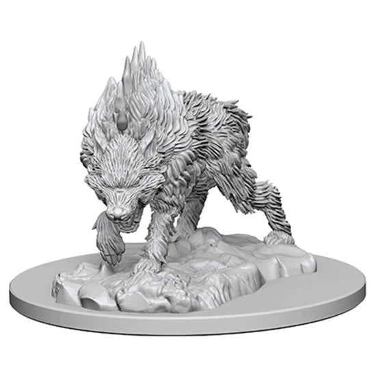 Pathfinder Deep Cuts Unpainted Miniatures: Dire Wolf