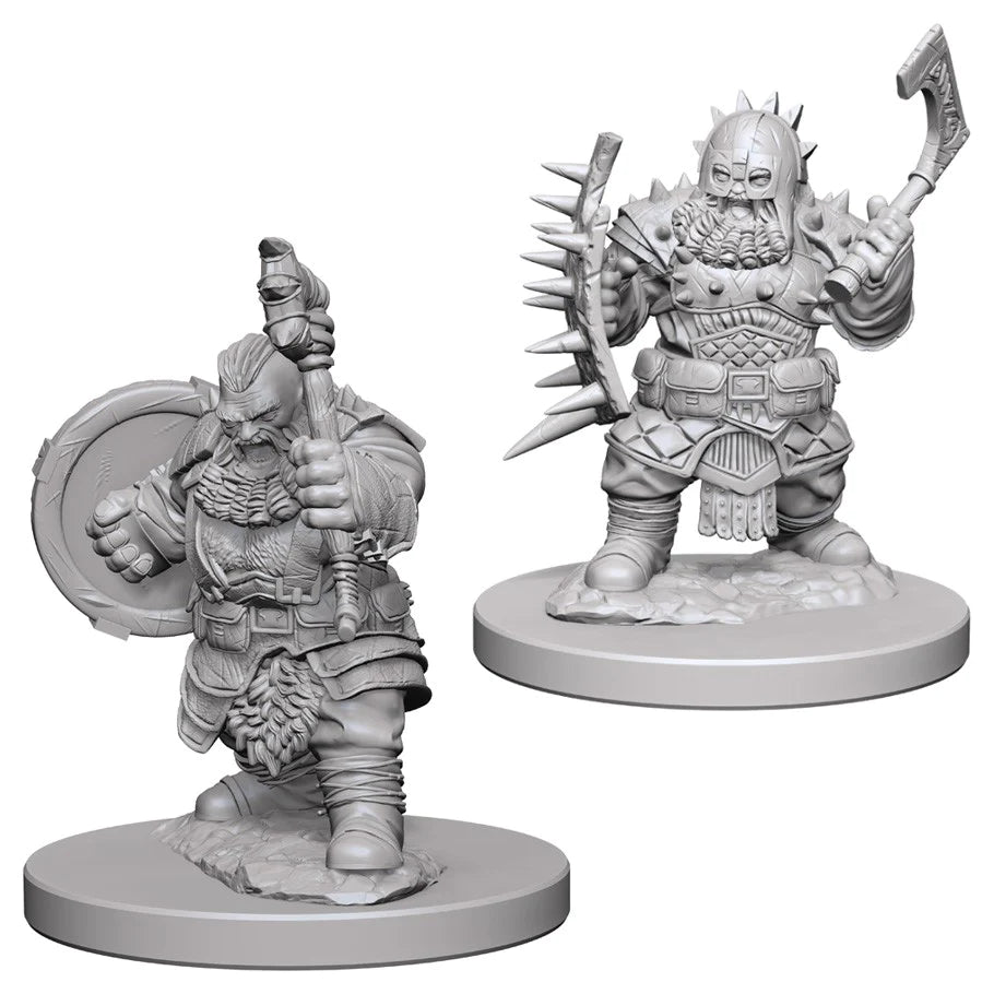 Pathfinder Deep Cuts Unpainted Miniatures: Dwarf Male Barbarian