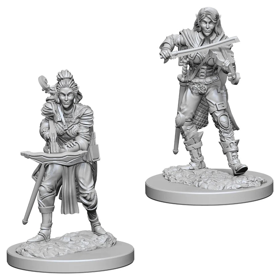 Pathfinder Deep Cuts Unpainted Miniatures: Elf Female Bard