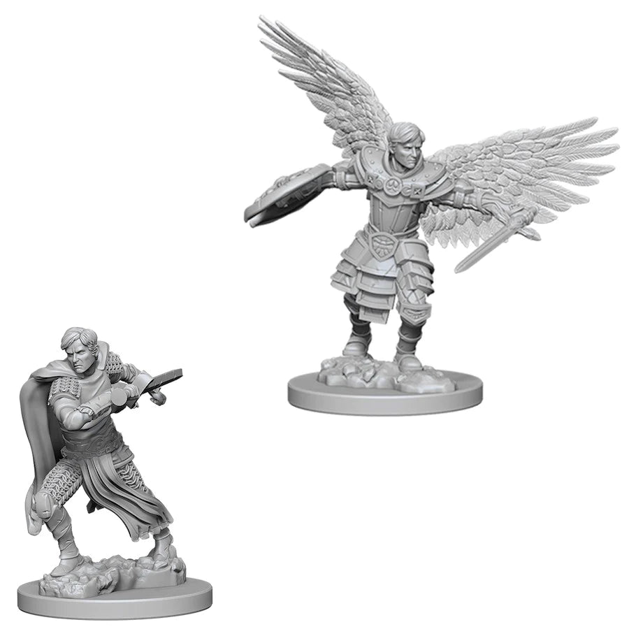 D&D Nolzur's Marvelous Miniatures: Male Aasimar Fighter (Unpaint)