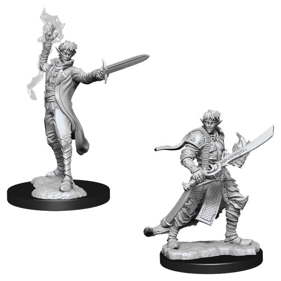 Pathfinder Battles Deep Cuts: Male Elf Magus (Magic User)