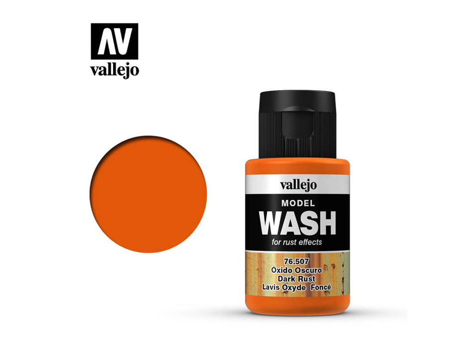 Vallejo Model Wash - Dark Rust 35ml
