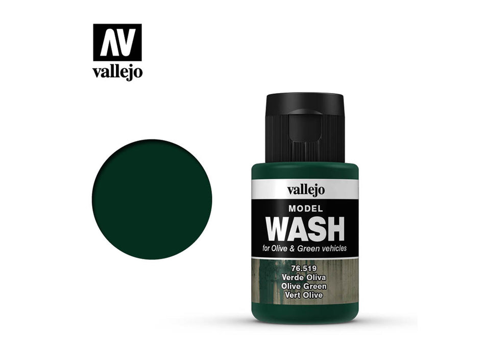 Vallejo Model Wash - Olive Green 35ml