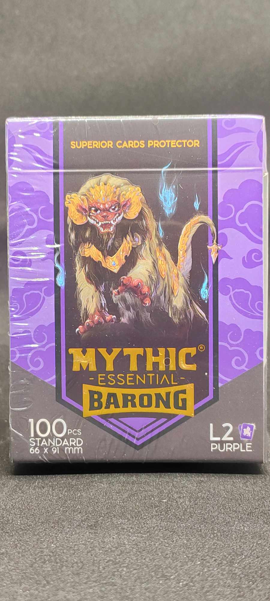 Mythic Essentials Barong 100pcs Standard Sleeves L2 Purple