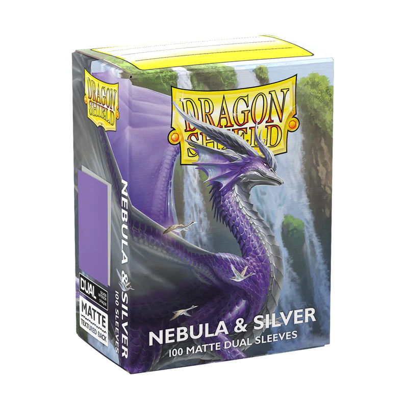 Dragon Shield - Nebula & Silver - Matte Dual Sleeves