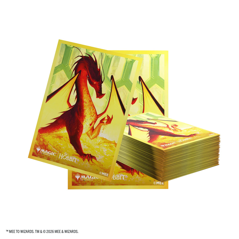 GameGenic - Magic: The Gathering PREMIUM ART SLEEVES - SMAUG THE GOLDEN