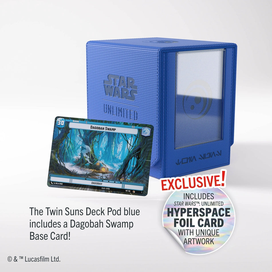 GameGenic - STAR WARS™: UNLIMITED TWIN SUNS DECK POD - BLUE