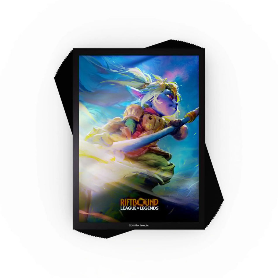 Riftbound: League of Legend Unleashed Sleeves- Poppy (100ct)