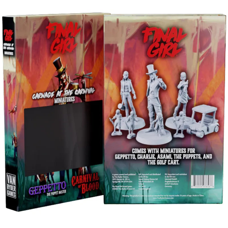 Final Girl: Carnage at the Carnival Miniatures