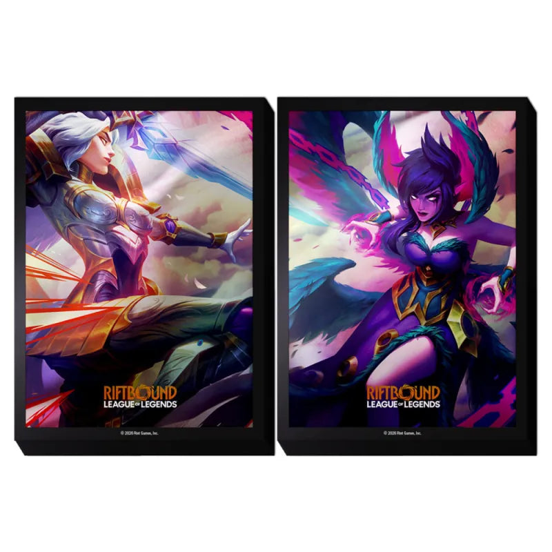 Riftbound: League of Legends: Vendetta Art Sleeves Kayle vs Morgana