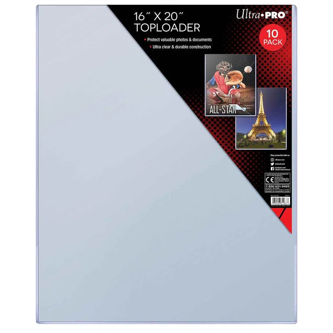 Ultra Pro - 16" x 20" TOPLOADER® Sleeves (10ct)