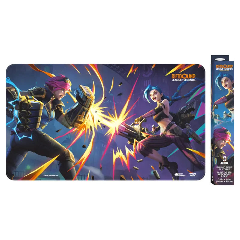 Riftbound: League of Legends Vendetta Playmat - VI Vs Jinx