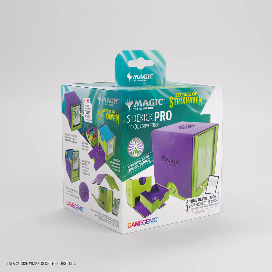 GameGenic - Magic: The Gathering SIDEKICK PRO 100+ XL CONVERTIBLE - WITHERBLOOM