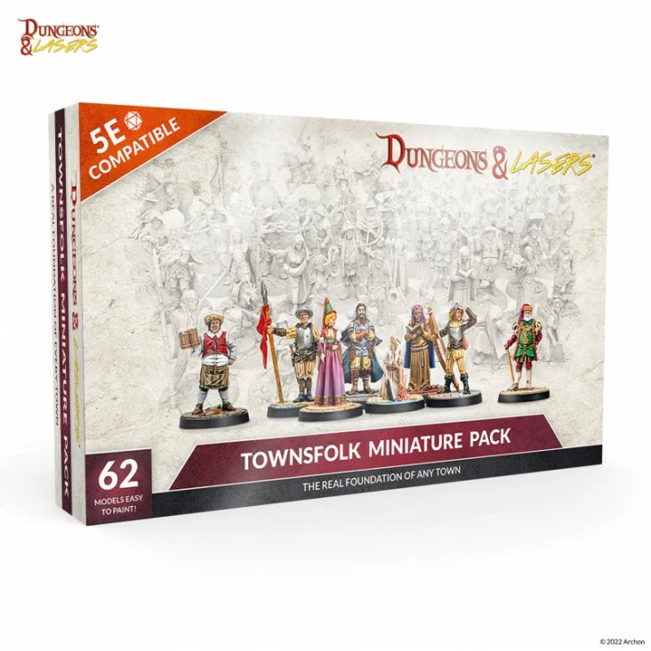 Dungeon & Lasers - Townsfolk Miniature Pack