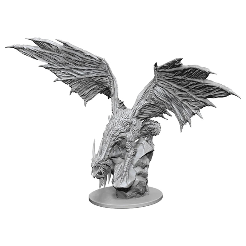 Pathfinder Deep Cuts Unpainted Miniatures: Silver Dragon