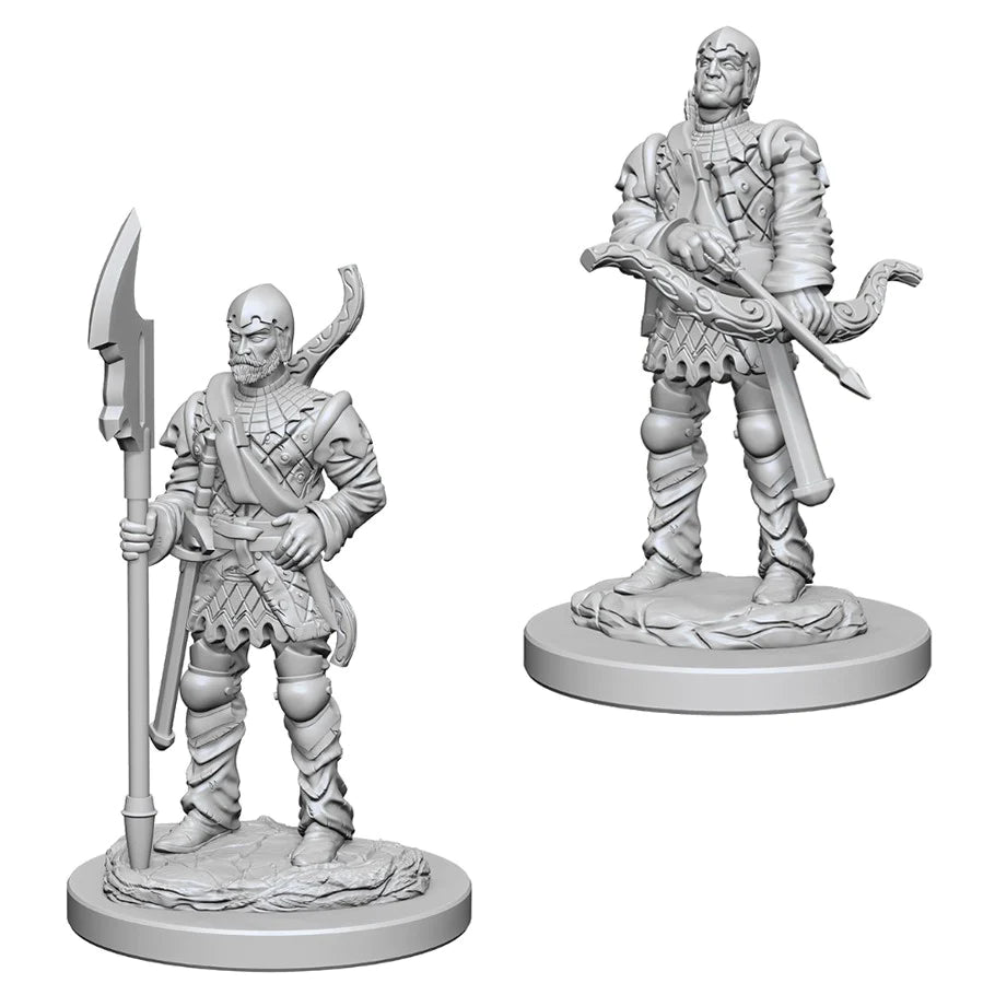 Pathfinder Deep Cuts Unpainted Miniatures: Town Guards