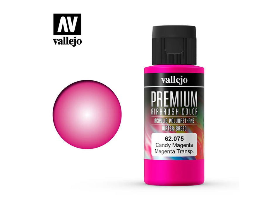 Vallejo - Premium Airbrush Color - Candy Magenta 60ml