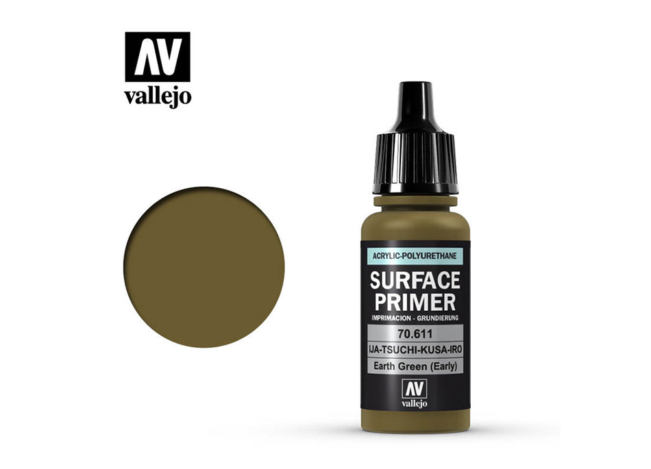 Vallejo - Surface Primer - Earth Green (Early) 17ml