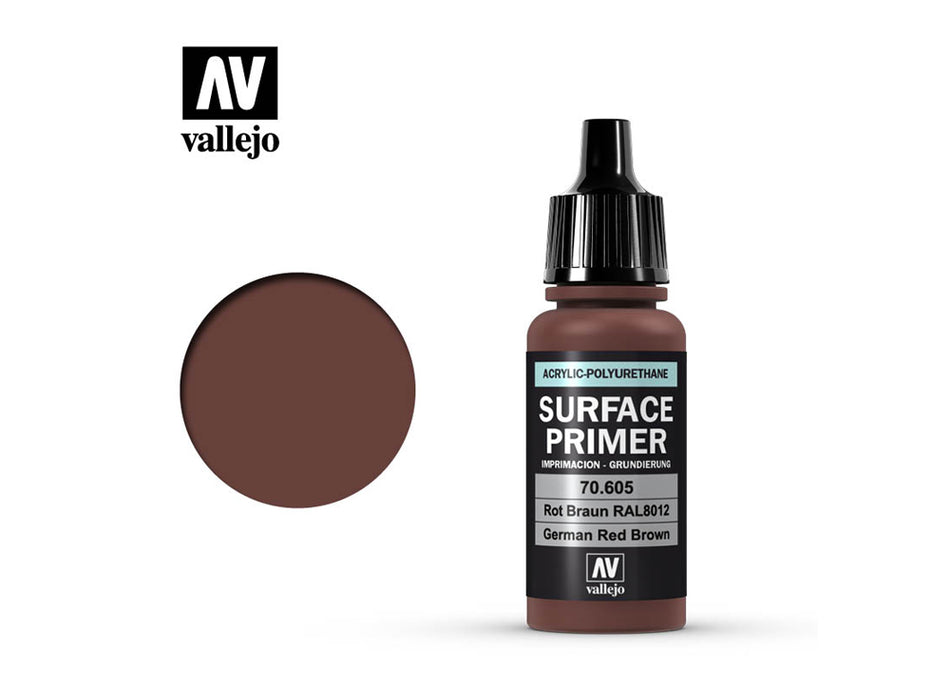 Vallejo - Surface Primer - German Red Brown 17ml