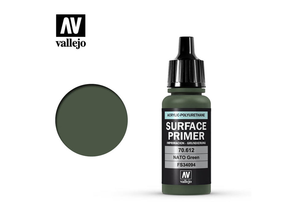 Vallejo - Surface Primer - NATO Green 17ml