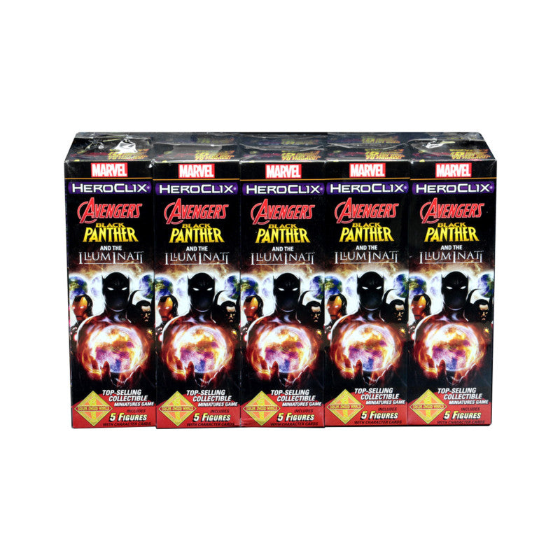 Marvel HeroClix: Avengers Black Panther And The Illuminati Booster Brick