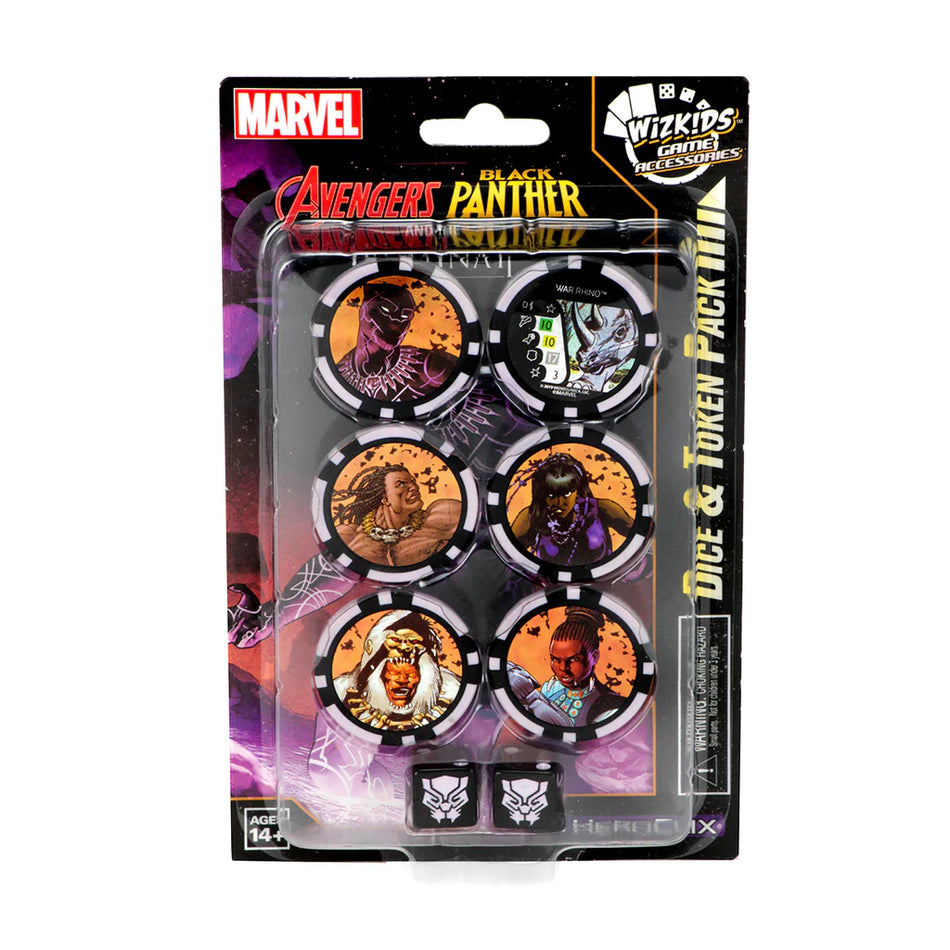 Marvel HeroClix: Avengers Black Panther Dice and Token Pack