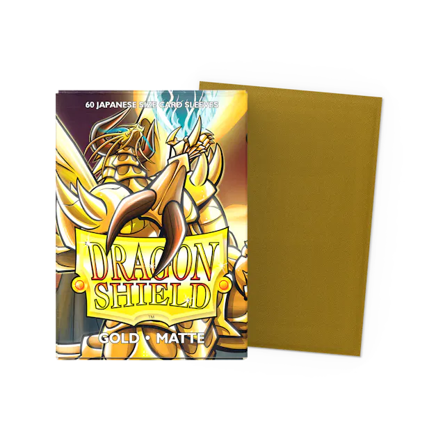 Dragon Shield Art - Matte Gold Jap - 60Ct Sleeves