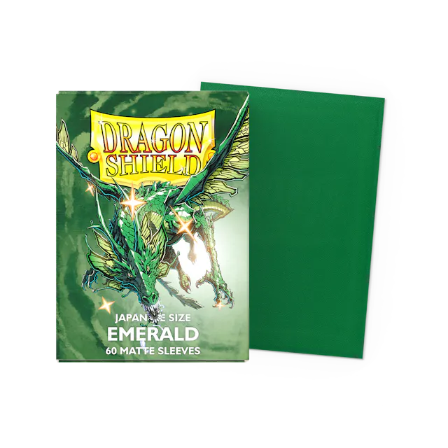 Dragon Shield Art - Matte Emerald Jap - 60Ct Sleeves