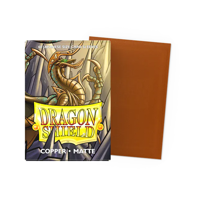 Dragon Shield Art - Matte Copper Jap - 60Ct Sleeves