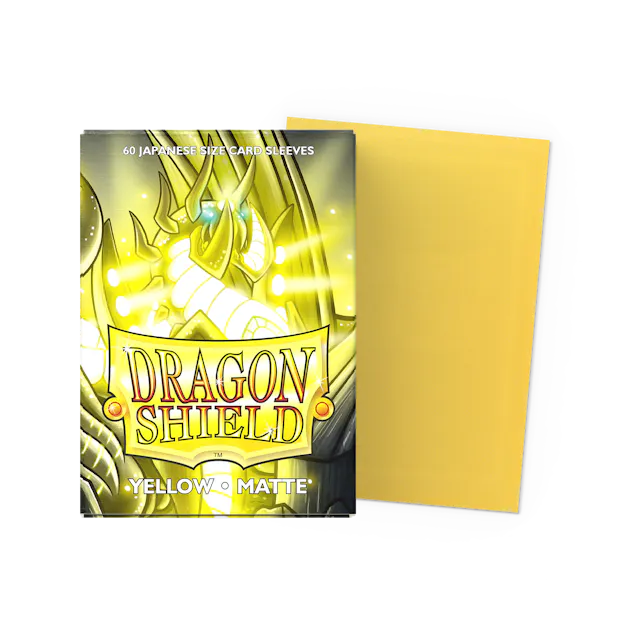 Dragon Shield Art - Matte Yellow Jap - 60Ct Sleeves