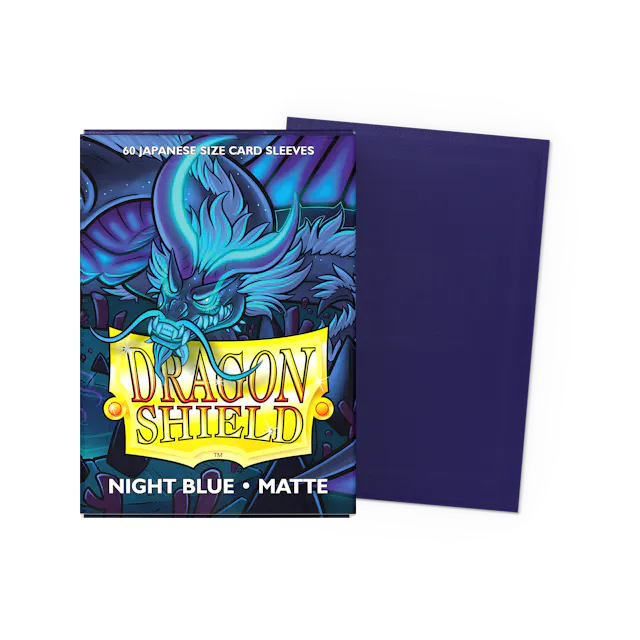 Dragon Shield Art - Matte Night Blue Jap - 60Ct Sleeves