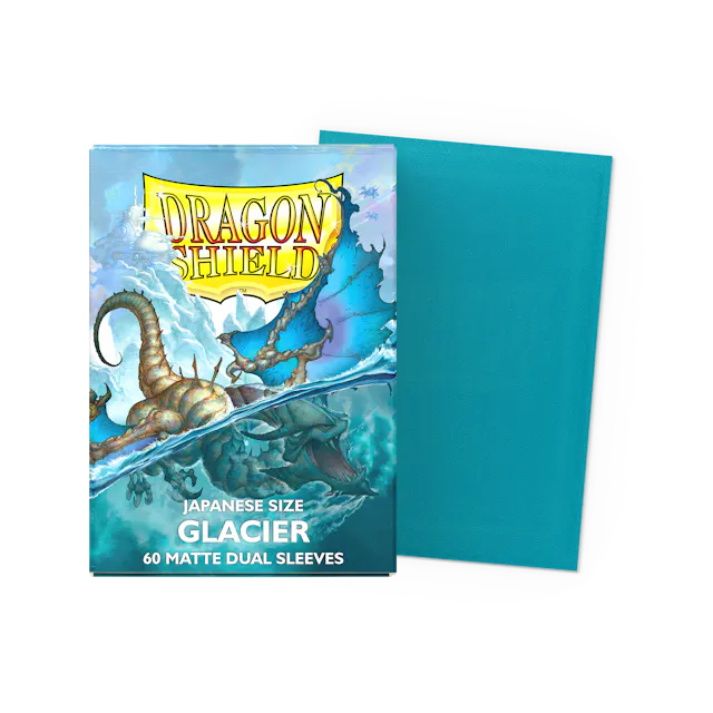 Dragon Shield Art - Matte Dual Glacier Jap - 60Ct Sleeves Dragon Shield Art - Matte Dual Glacier Jap - 60Ct Sleeves