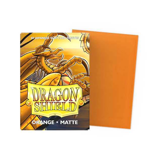 Dragon Shield Art - Matte Orange Jap - 60Ct Sleeves