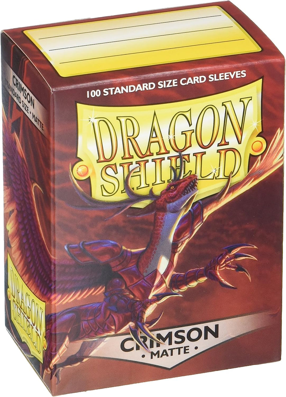 Dragon Shield Sleeves - Matte Crimson - 100 sleeves