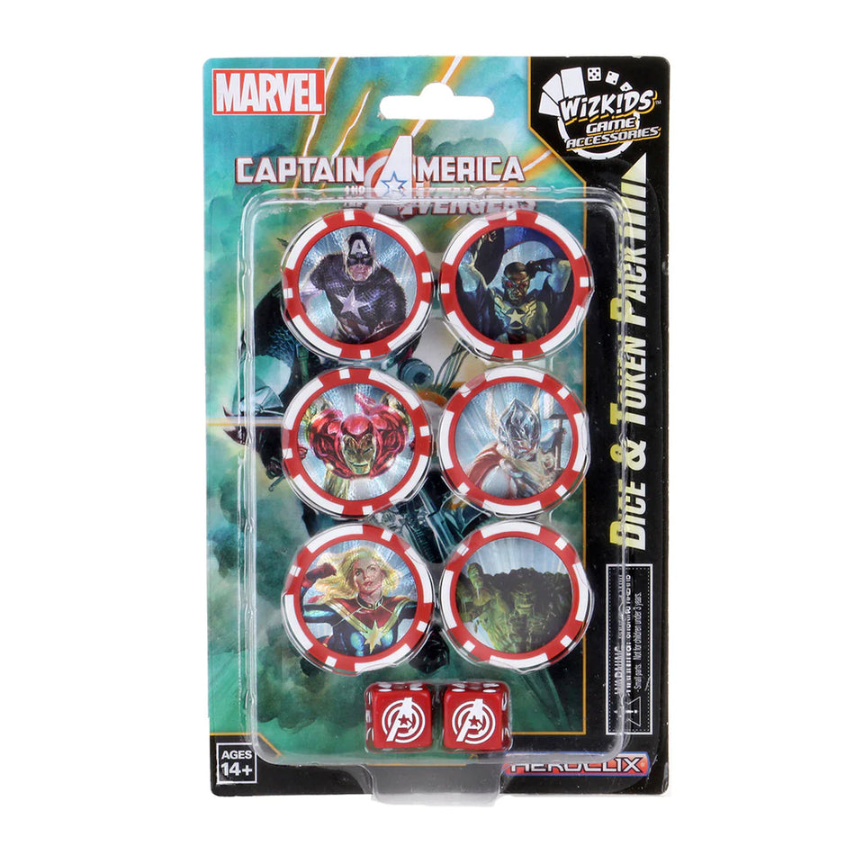Marvel HeroClix: Avengers Assemble Captain America Dice and Token Pack