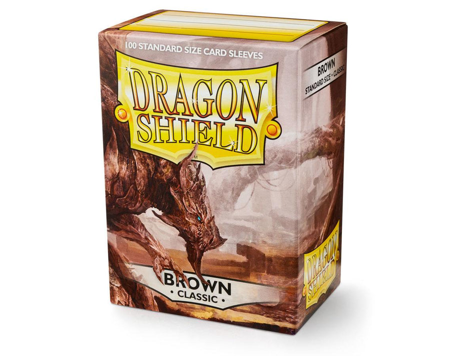 Dragon Shield Sleeves - Classic Brown - 100 sleeves