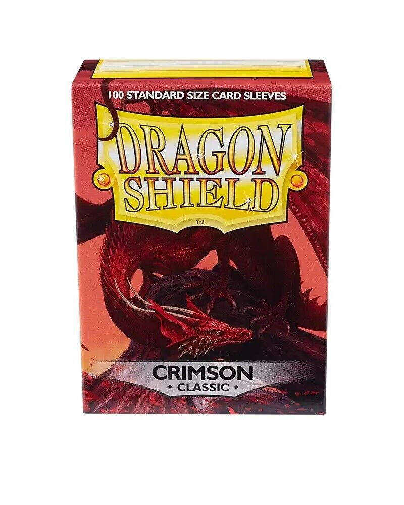 Dragon Shield Sleeves - Classic Crimson - 100 sleeves