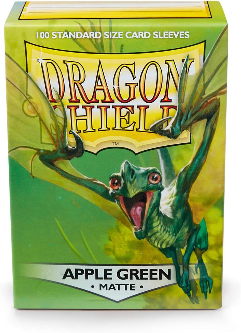 Dragon Shield Sleeves - Matte Apple Green - 100 sleeves